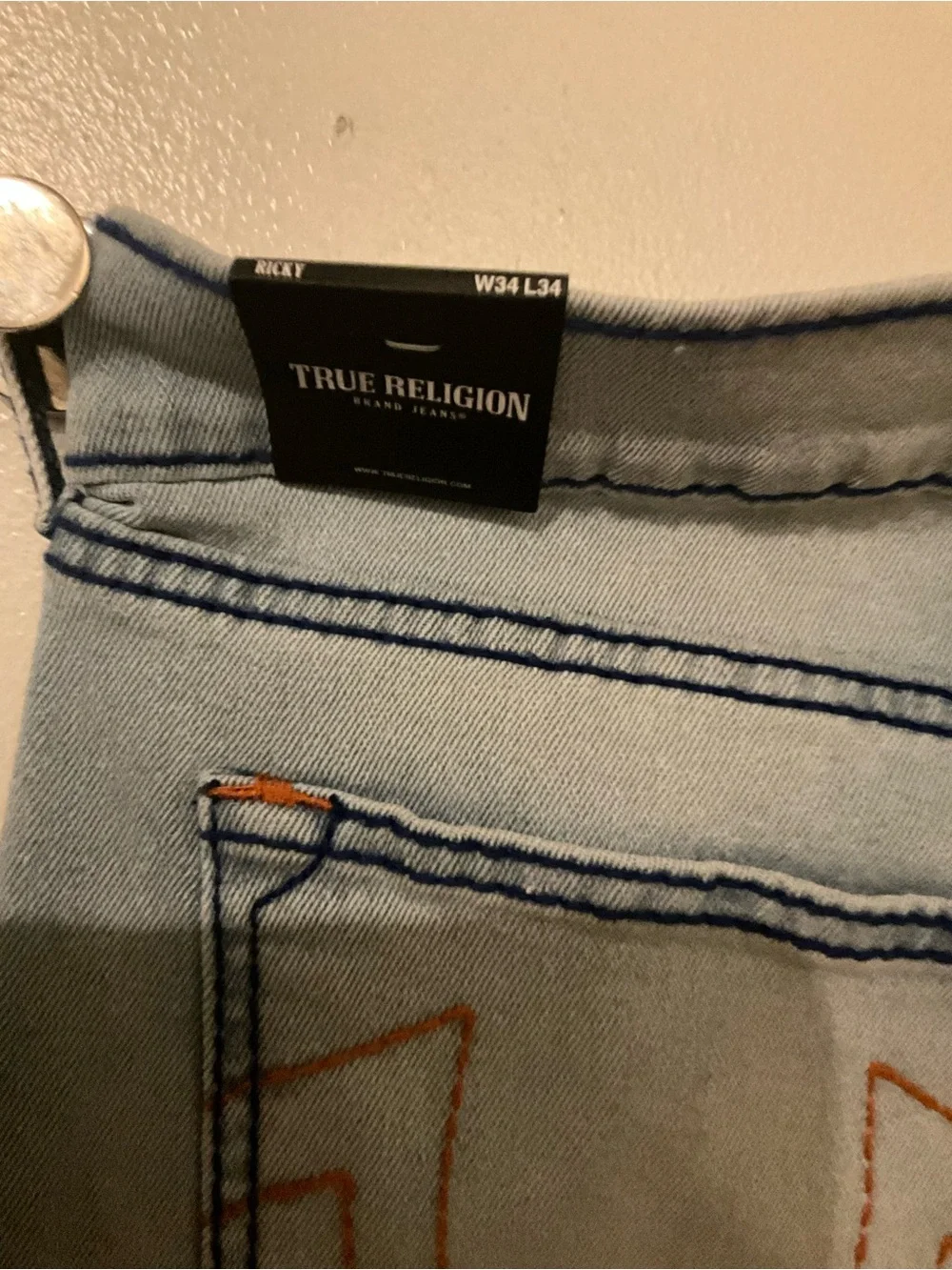 True Religion Light Wash  - Mens